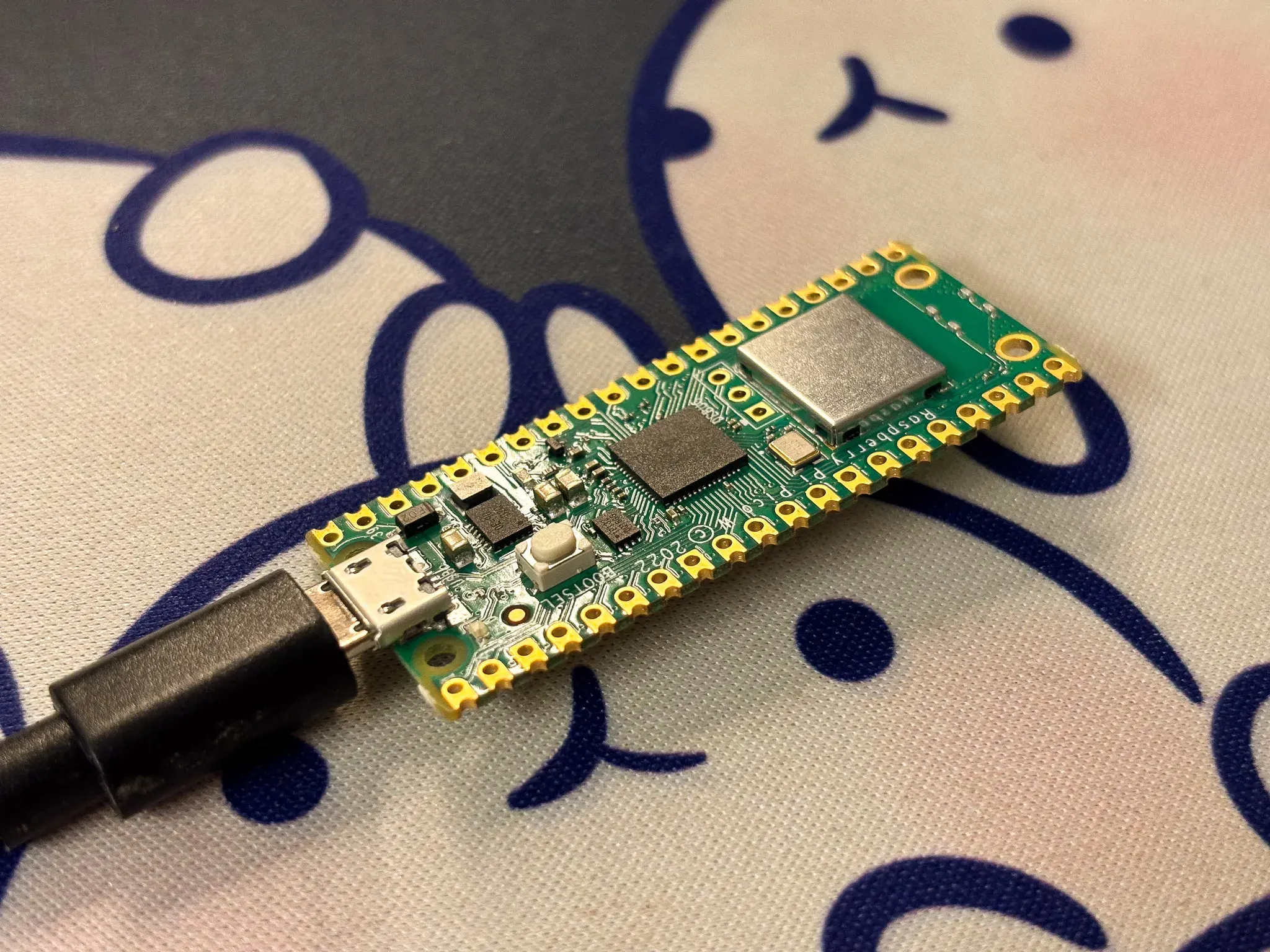 Image of a Raspberry Pi Pico W