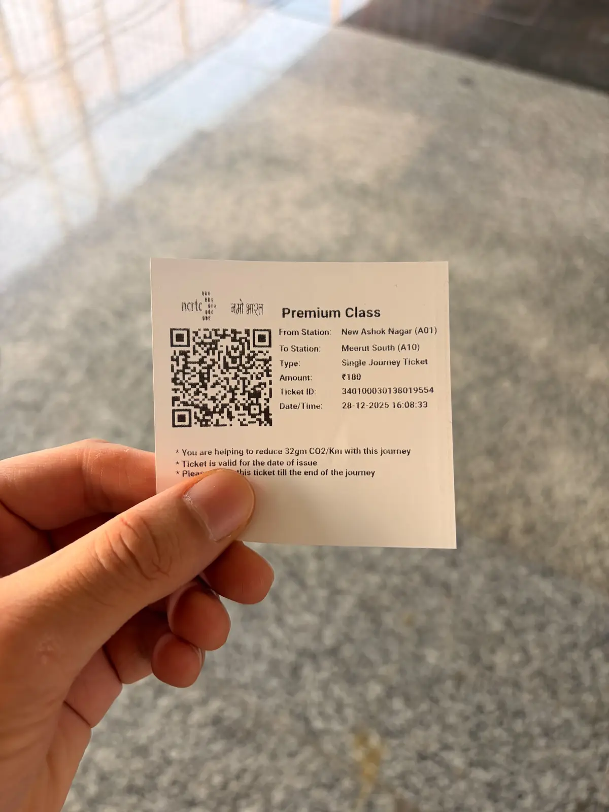 RRTS Ticket